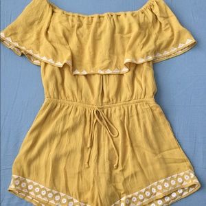 Yellow Summer Romper